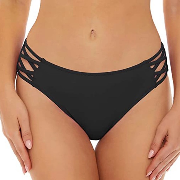 Xhilaration Other - XHILARATION | Strappy Criss-Cross Sides Bikini Bottom Medium
